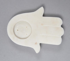 Classic Unity Hamsa Hand Marble Incense Stick Holder