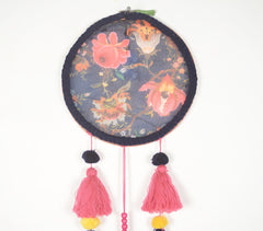 Embroidery Hoop Vintage Floral Tasseled dreamcatcher