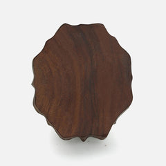 Wooden Lustrous Flower Tealight Holders (Set of 2)
