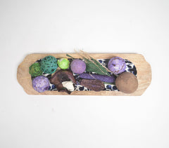 Mixed Herbs & Purple Forest Shola Balls Potpourri (200g pack)