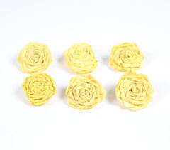 Sunshine Shola Wood Faux Flowers (Set of 6)