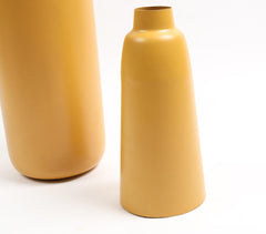 Solid Tan Flower Vases (Set of 2)