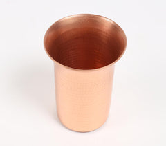 Hand Beaten Copper Tulip Vase