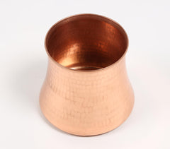 Hand Beaten Copper Rose Vase
