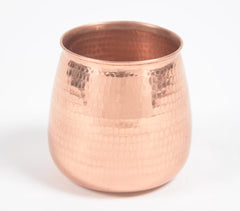 Hand Beaten Copper Viola Vase