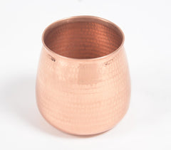 Hand Beaten Copper Viola Vase