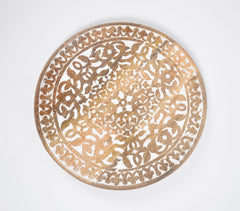 Hand Painted Mango Wood Lazy Susan