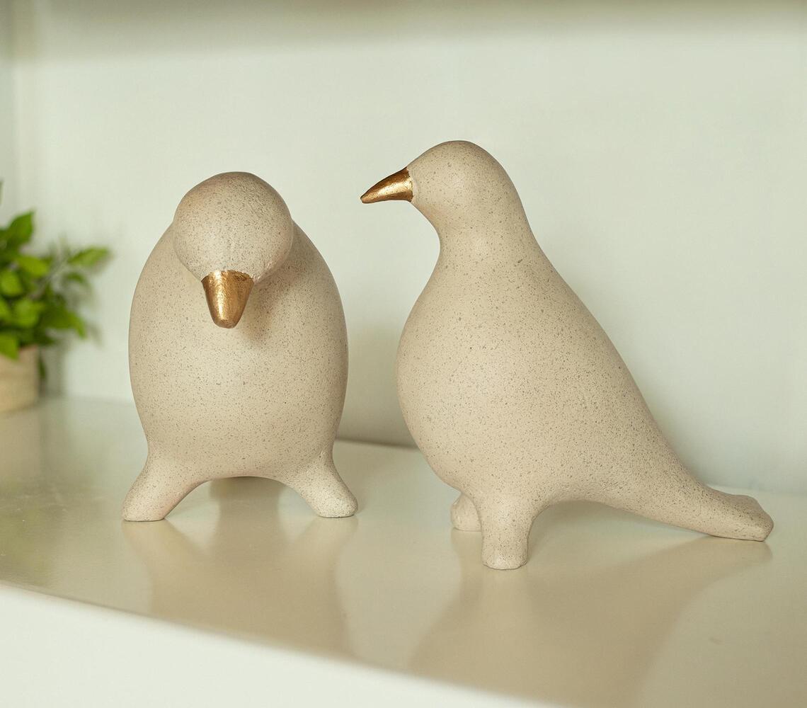 Papier Mache Ecomix Thinking Dove Tabletop Decorative