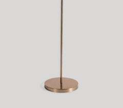 Hand Cut Cane & Iron Polo Floor Lamp