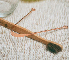 Handcrafted Copper Tongue Cleaner