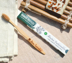Handcrafted Bamboo Bristle Toothbrush