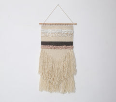 Tufted & Tasseled Bohemian Wall hanging