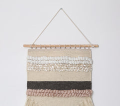 Tufted & Tasseled Bohemian Wall hanging