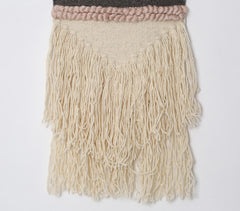 Tufted & Tasseled Bohemian Wall hanging