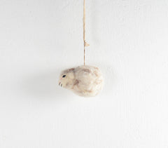 Christmas Felt Sheep Ornaments (set of 2)