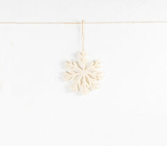 Christmas Snowflake Felt Ornaments (set of 2)