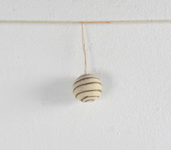 Christmas Felt Bauble Ornaments (set of 3)