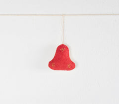 Christmas Bells Felt Ornaments (set of 3)