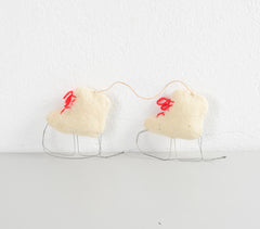 Christmas Ice Skate Felt Ornaments