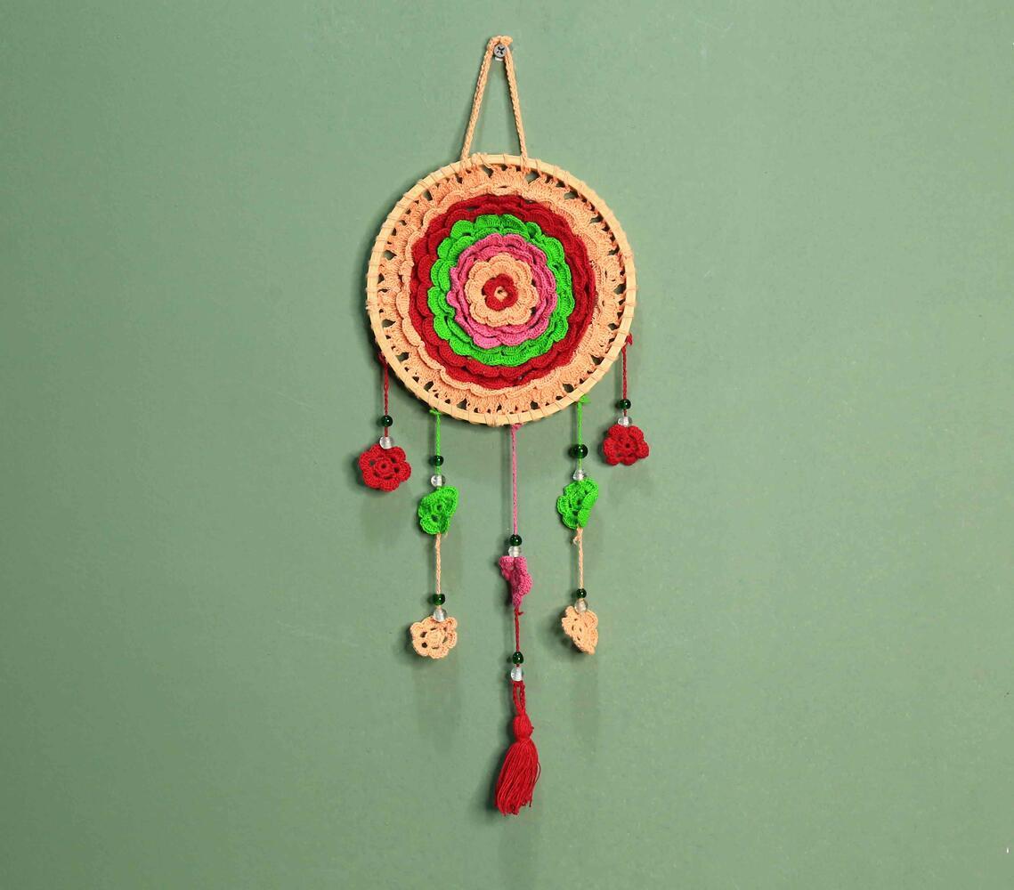 Crochet Rose Garden Dreamcatcher