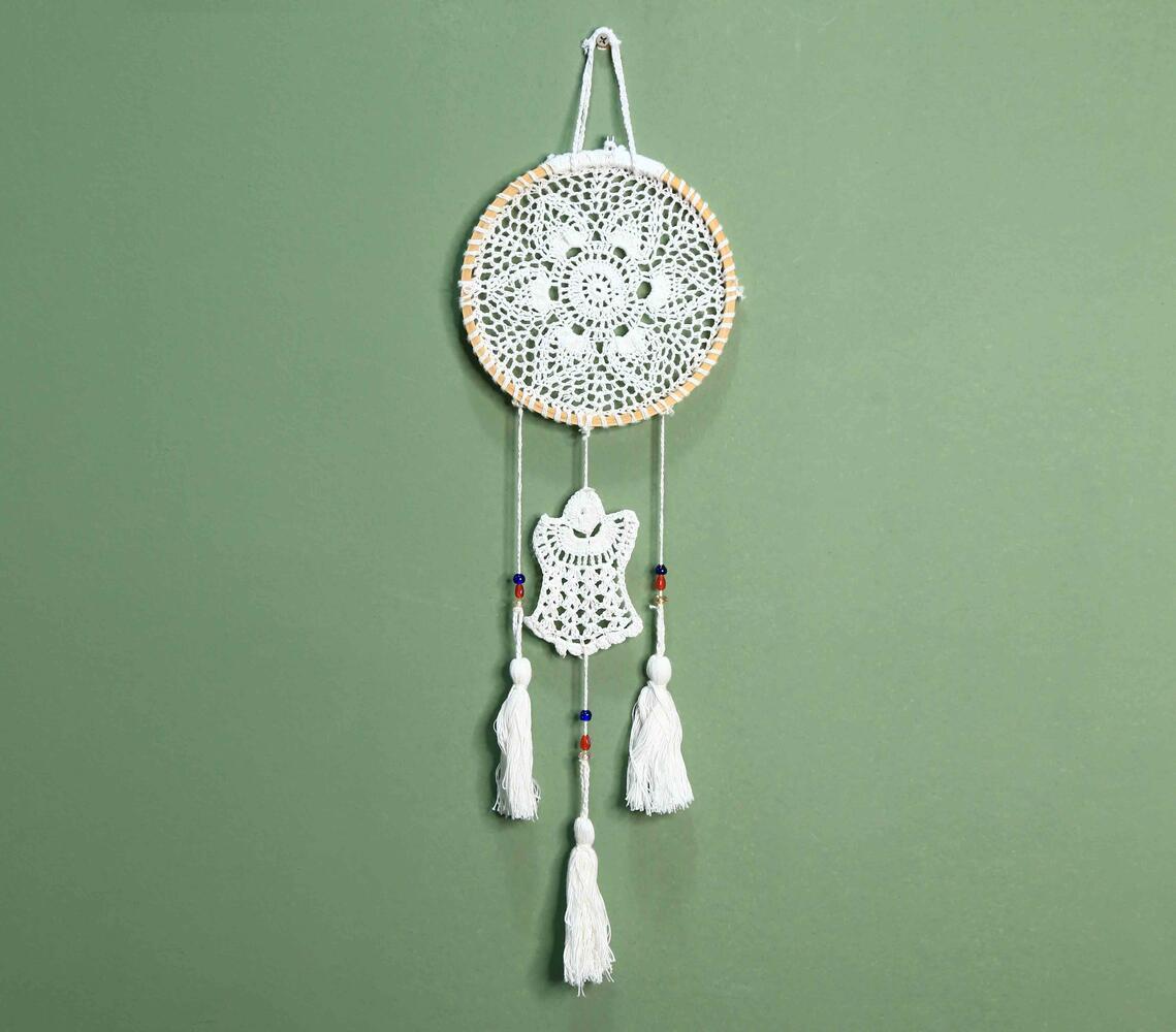 Crochet Ivory Star Dreamcatcher