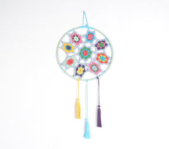 Crochet Floral Star Dreamcatcher