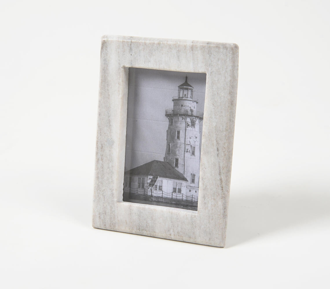 Hand Cut Marble Photo Frame