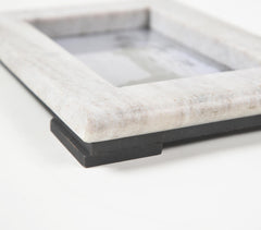 Hand Cut Marble Photo Frame