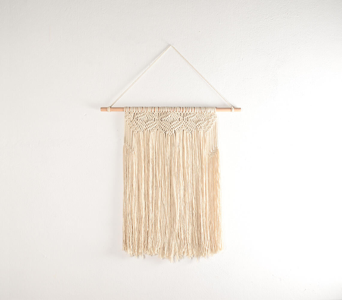 Macrame Fringed Wall hanging