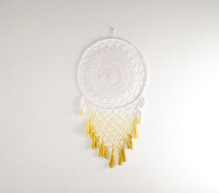 Crochet Dip-Dyed Dream catcher