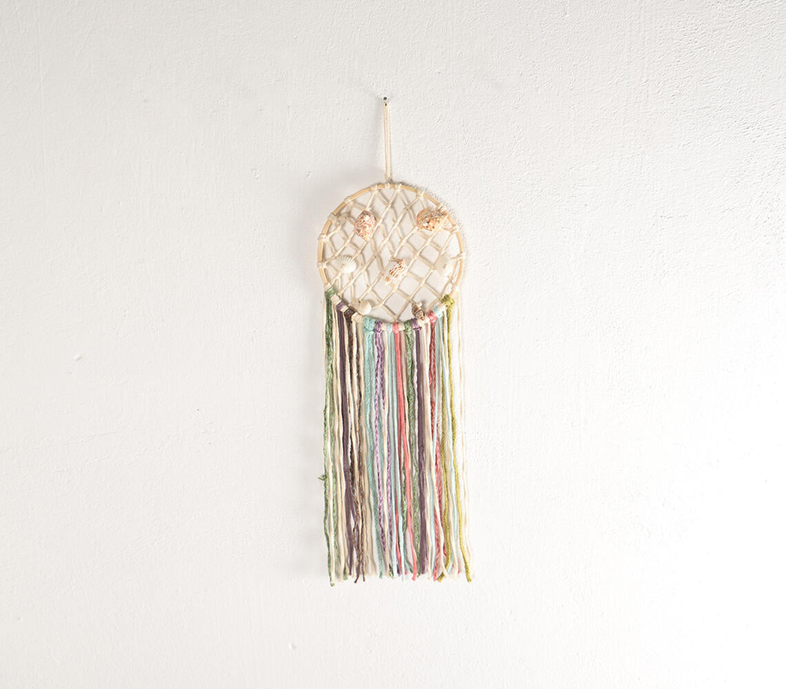 Coastal Macrame Dreamcatcher