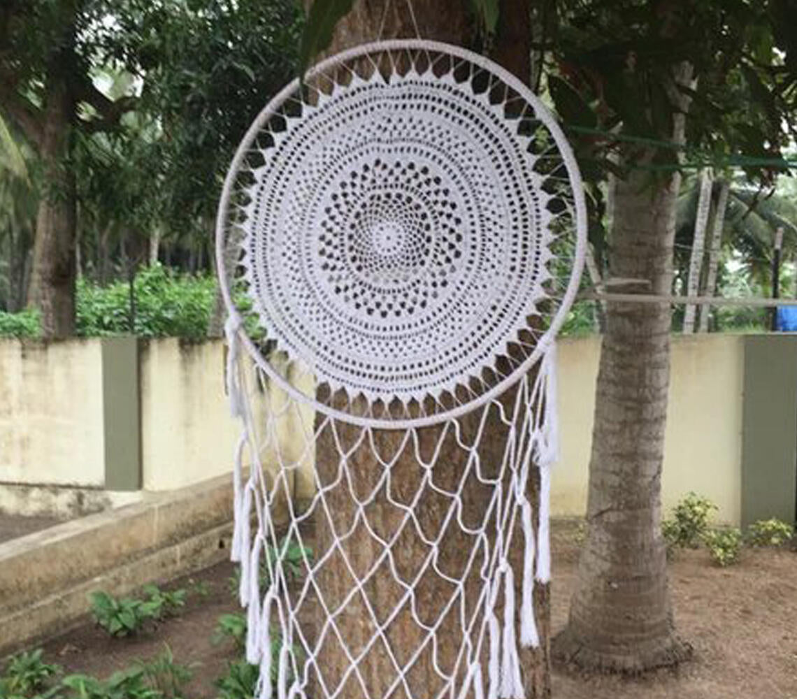 Crochet Cotton Dreamcatcher