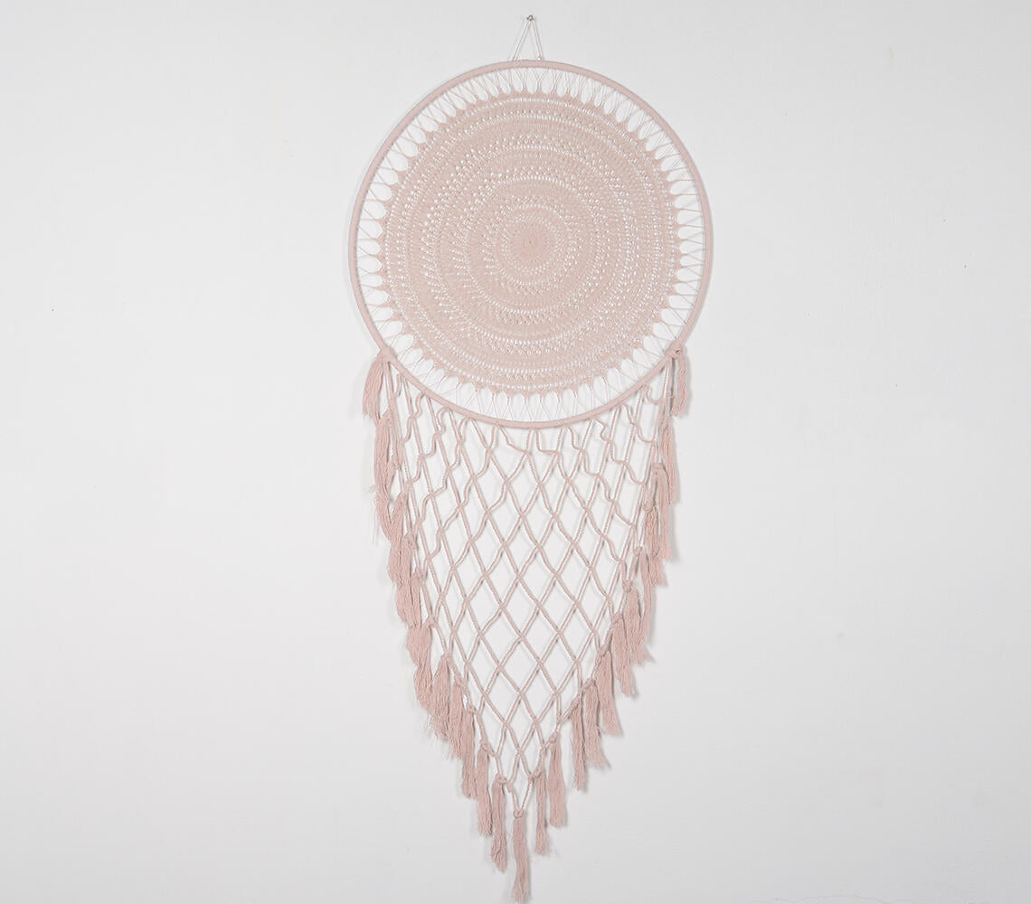 Neutral Crochet Dreamcatcher