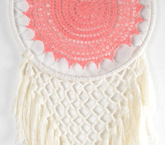 Crochet Mandala Tasseled Dreamcatcher