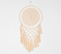Wheaten Crochet Dreamcatcher