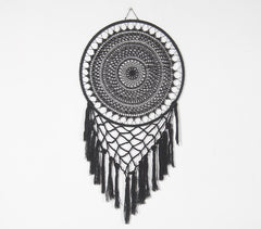 Noir Crochet Dreamcatcher