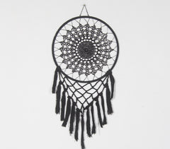Charcoal Crochet Dreamcatcher