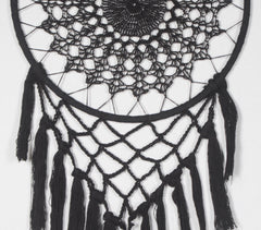 Charcoal Crochet Dreamcatcher
