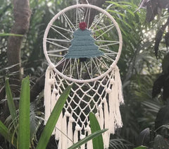 Crochet Christmas Tree Dreamcatcher