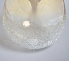 Gold Tones Glass Decorative Votive Jar