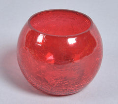 Assorted Tinted Dome-Shaped Glass Votives (set of 4)