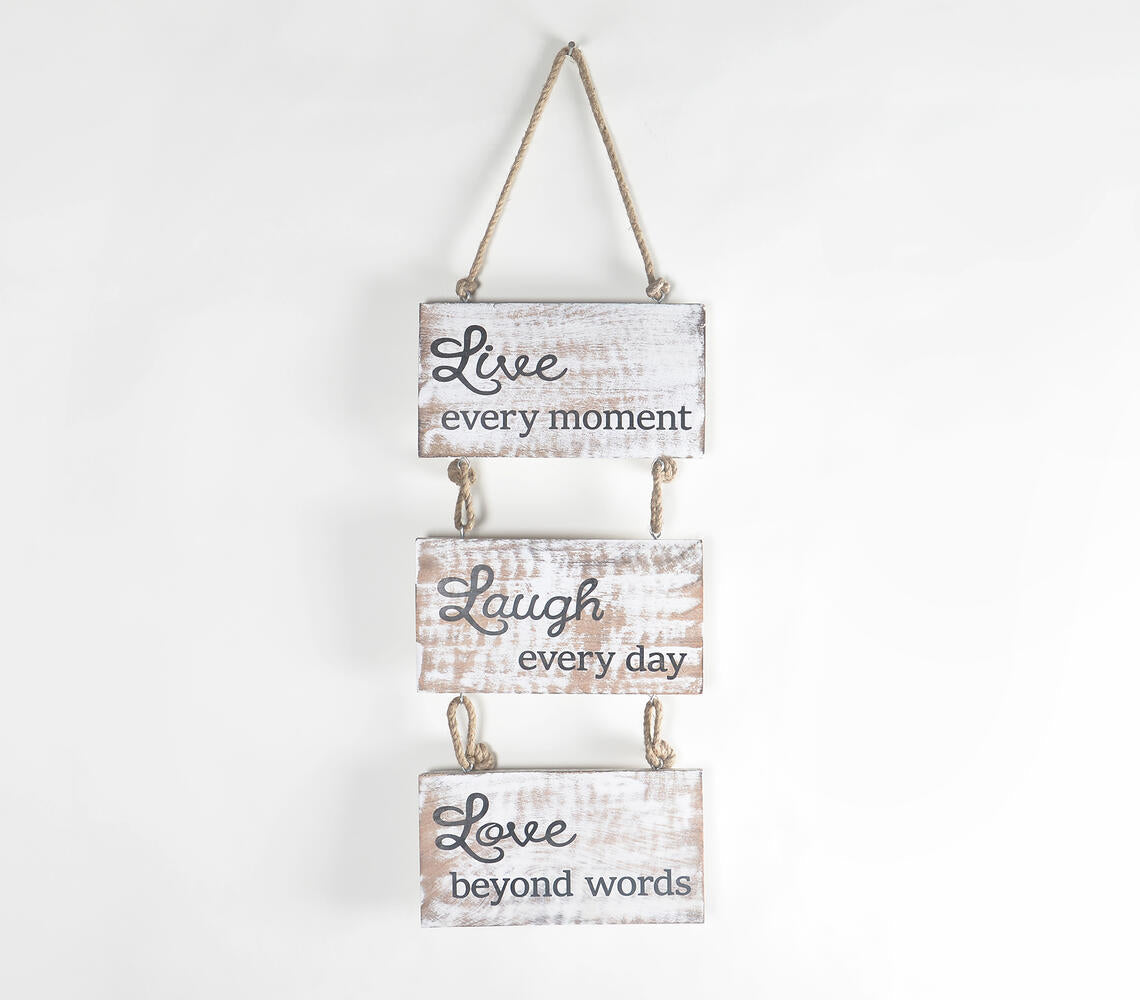 Live Laugh Love' Tiered Hanging Wall Decor