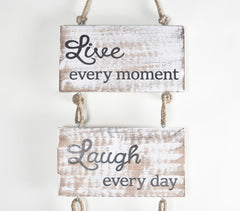 Live Laugh Love' Tiered Hanging Wall Decor
