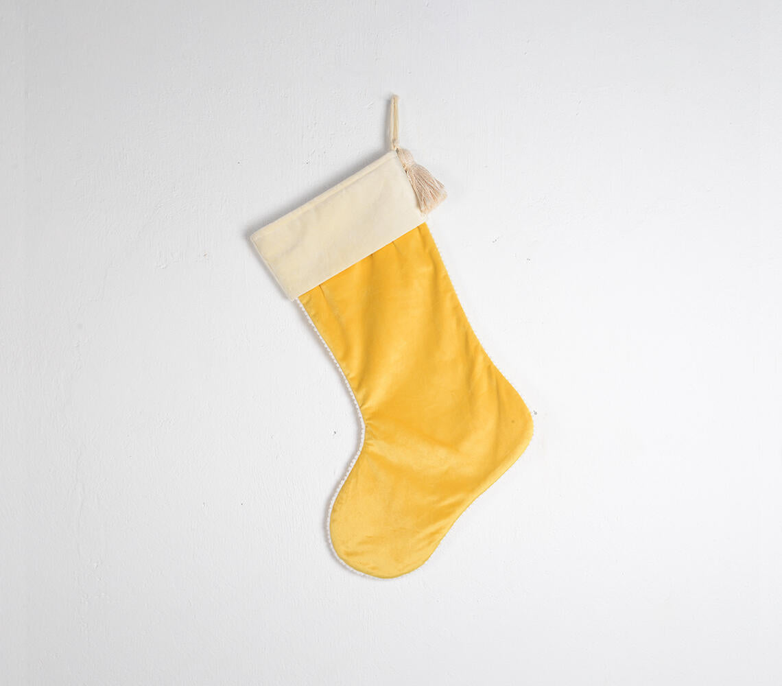 Handmade Velvet Christmas Stocking