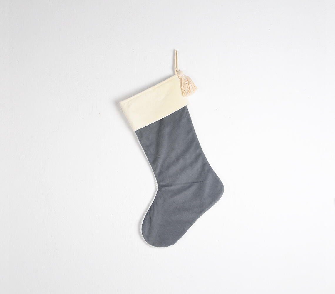 Handmade Velvet Christmas Stocking