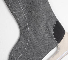 Embroidered & Patchwork Winter Stocking