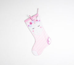 Unicorn Embroidered & Patchwork Stocking