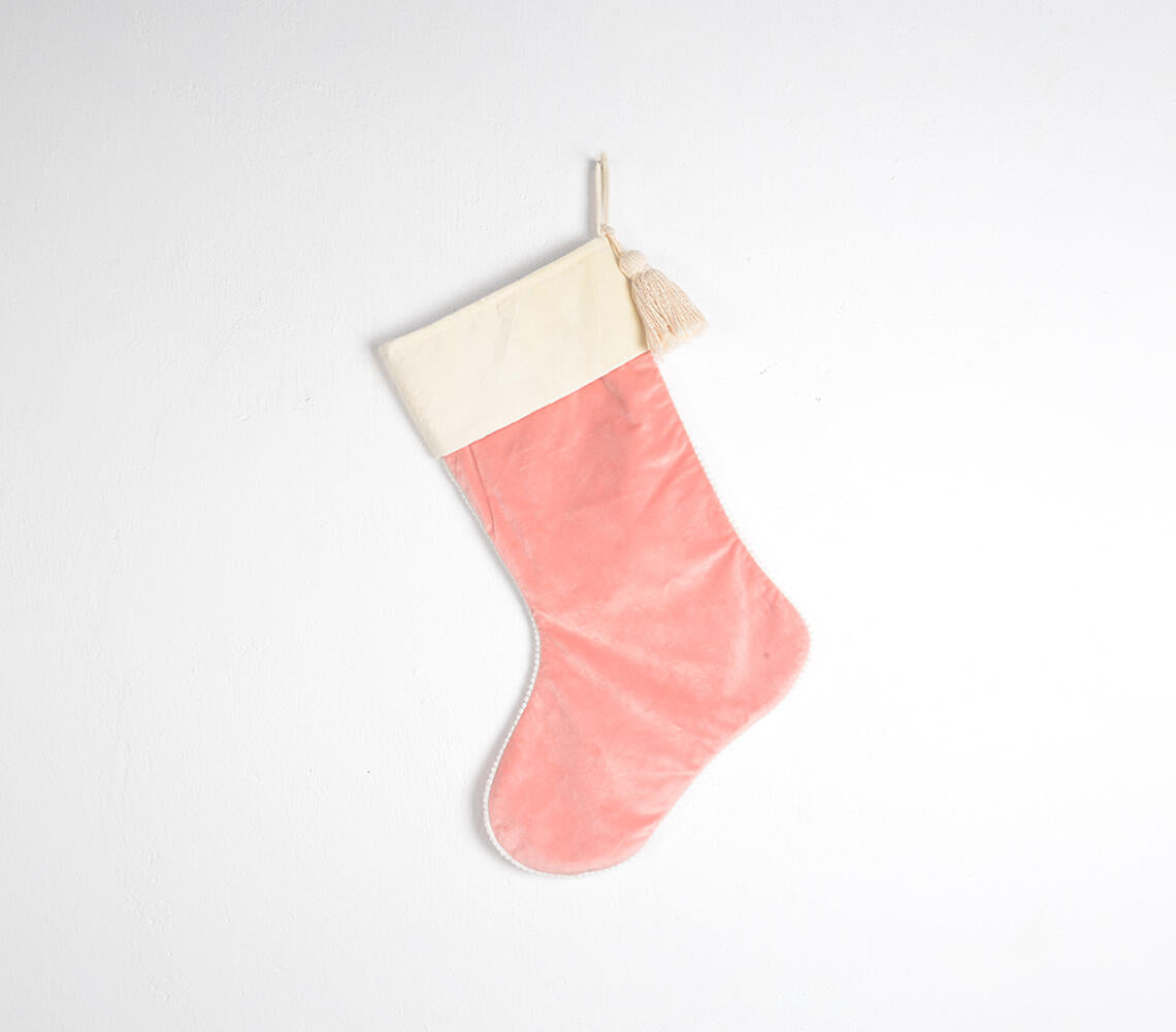 Handmade Velvet Christmas Stocking