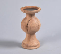 Recycled Wood Tea Light Holder Q1