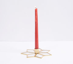 Heptagram Copper Candle holder